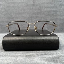 Stetson Zyloware 183 Gold Metal Rectangular Eyeglasses Frames 55-17-145 Korea