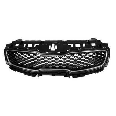 New Premium Fit Gloss Black / Chrome Front Grille 86350D9010