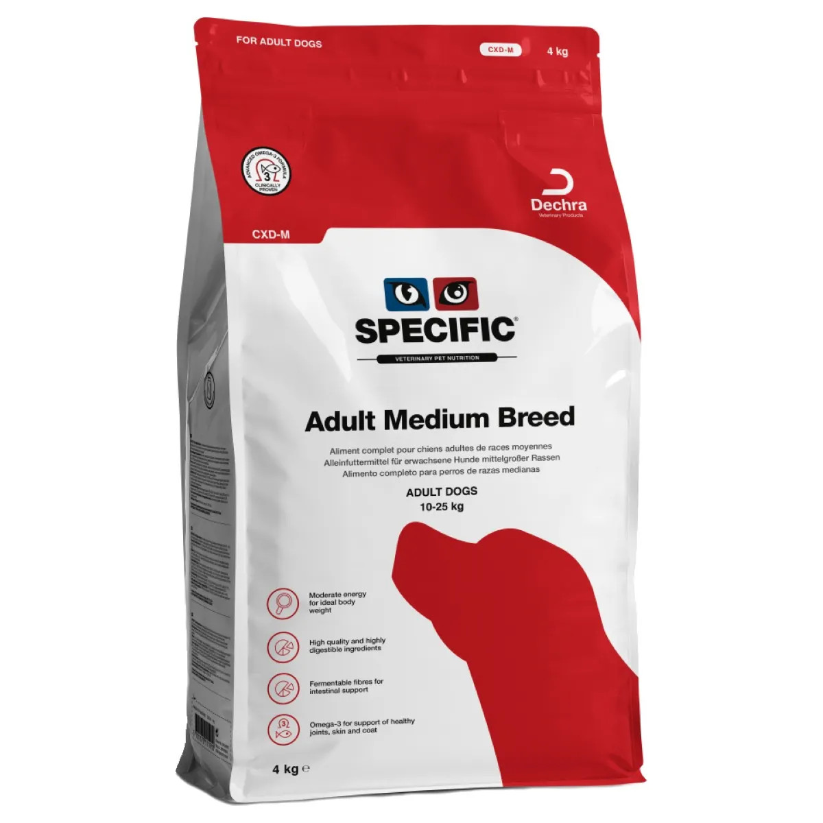 Dechra Specific Cxd-M Adult Medium Breed Dry Dog Food 7Kg - 1007633 - Image 2