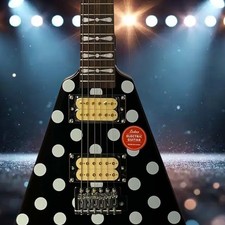 Fly V Solid Mahogany Body&Neck Tremolo Bridge H-H Pickups Electric Guitar