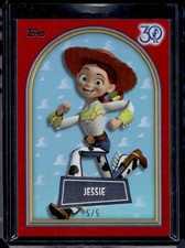2025 Topps Pixar Crystal 30 Years of Toy Story Jessie Red 5/5 #54