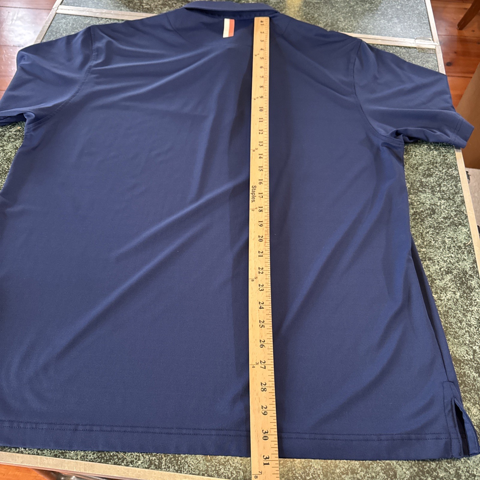 Rhoback Solid Navy Blue Performance Stretch Short… - image 10