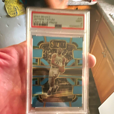 Panini 2020-21 Prizm Jayson Tatum Concourse #45 PSA Graded Serial #/299 Celtics