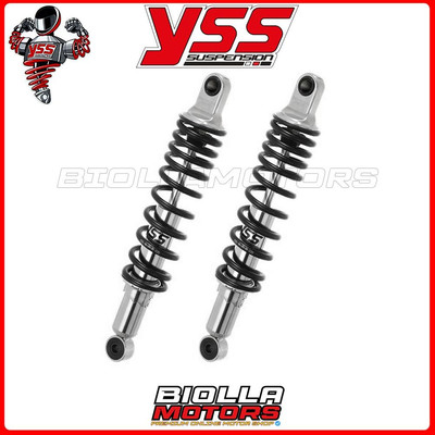 PAIR OF REAR SHOCK ABSORBERS YSS KAWASAKI ZR 550 ZEPHYR 1990 RD222-350P-19 20459