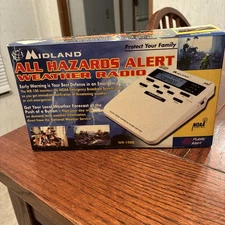 Midland Weather Radio WR-100B All Hazards Alert NOAA New In Box