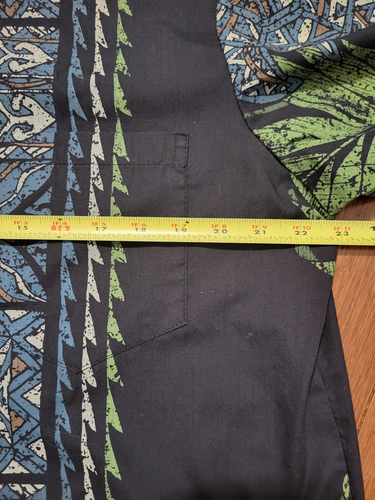 Blue Hawaii Hawaiian Islands L Made in Hawaii USA Button up Short Sleeve Shirt - Picture 3 of 7