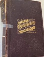 Gazetteer & Directory Rutland County 1881-82 by Hamilton Child, 1881 HC