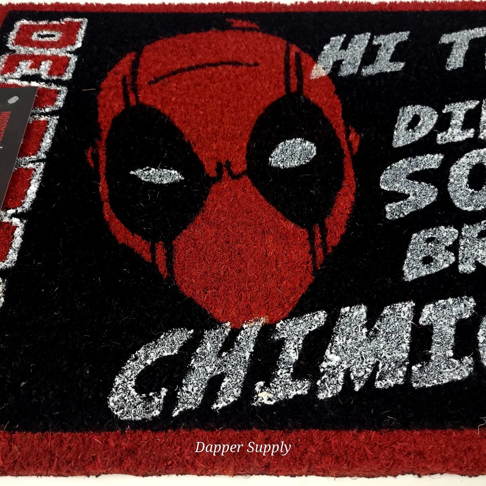 Marvel DEADPOOL Doormat 17 X 29" Did Somone Bring The Chimichangas - Image 3 of 4