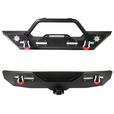 Front Bumper Rear Bumper Full Set Fit 2007-2018 Jeep Wrangler Jk W Led Lights Front Bumper Rear Bumper Full Set Fit 2007-2018 Jeep Wrangler Jk W Led Lights