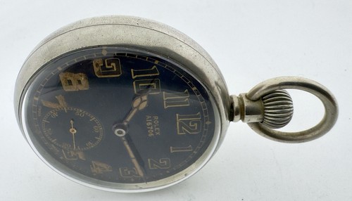 Rolex WW2 1940’s Rare GS MK II Military Pocket Watch, Gloss Gilt Dial, Serviced - Picture 9 of 24