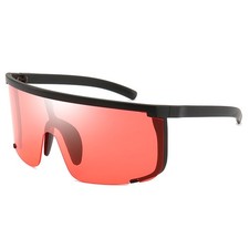 Fashion Oversized One Piece Shield Sunglasses Mens Women Outdoor Sports Goggles