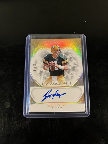 Brett Favre Green Bay Packers Flawless Auto /25