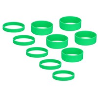 Elastische Sublimation Becher Halterung Ring BäNder 10Stk Silikon GrüN