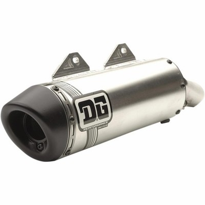 DG Performance V2 Slip-On Muffler Aluminum #073-2130