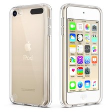 ULAK Soft TPU Bumper PC Back Hybrid Case for iPod Touch 6/iPod Touch 5/iPod