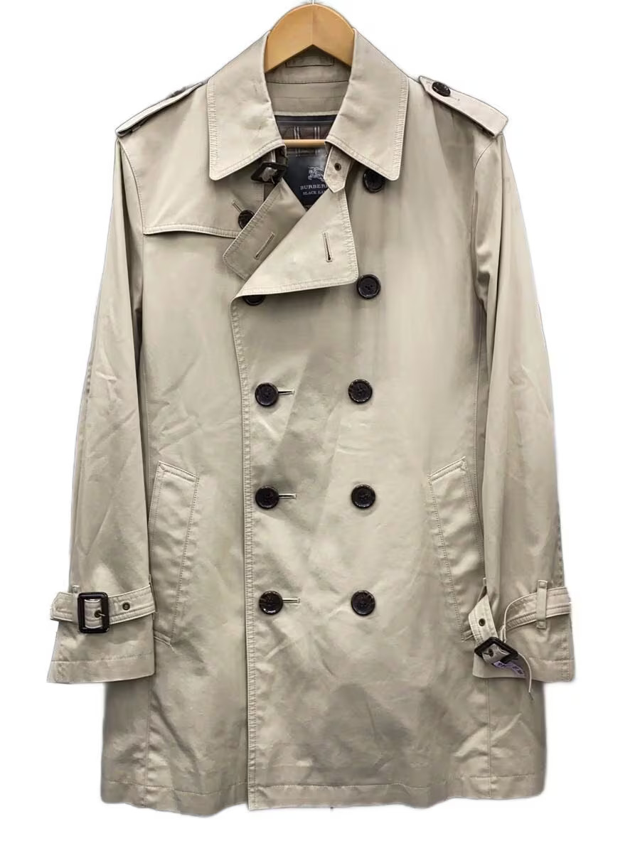 BURBERRY BLACK LABEL trench Coat cream M