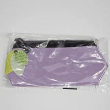 NEW Mary Kay Purple Cosmetic Makeup Travel Bag Floral Flower Leaf Lavender Lilac