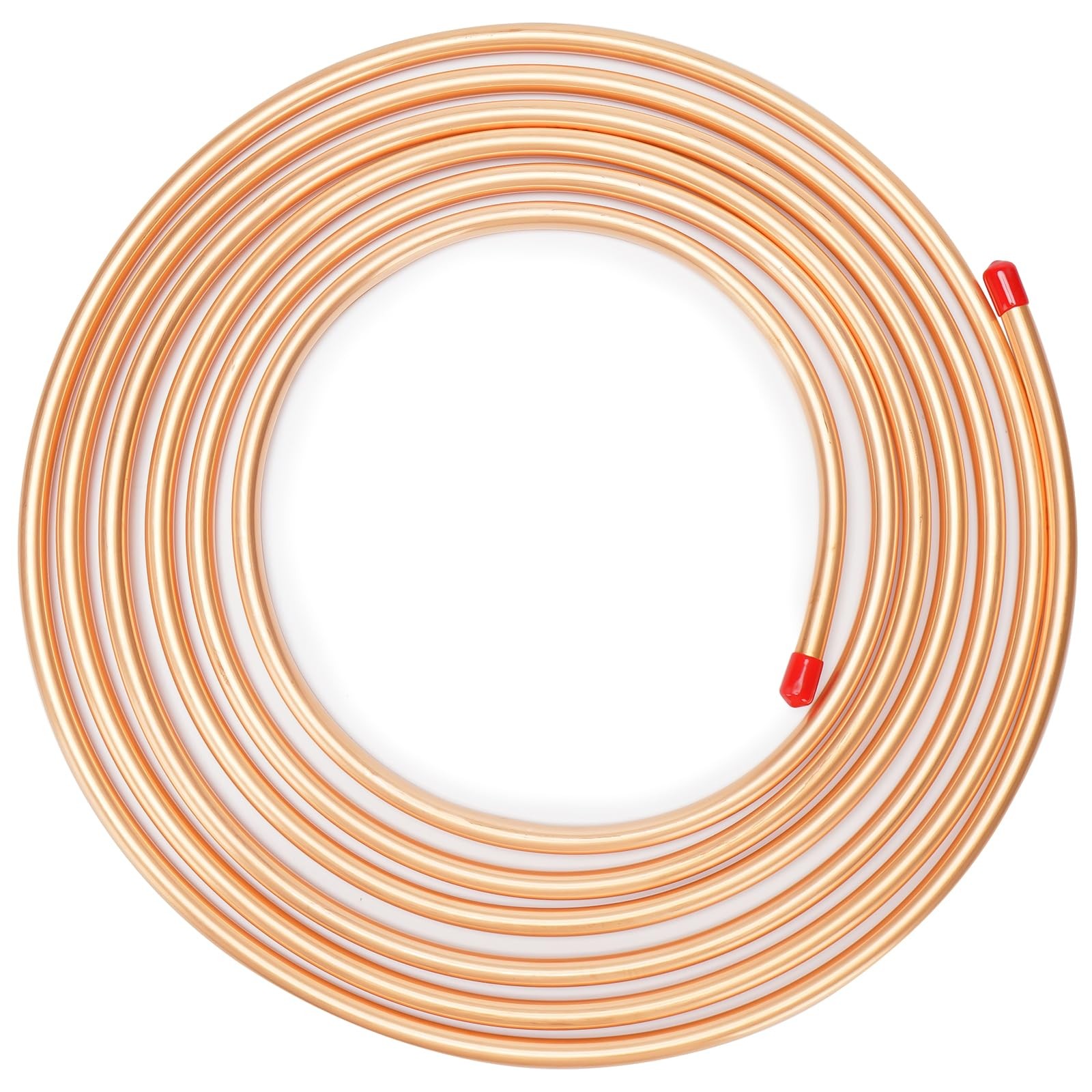 YuJingKey Copper Tubing 3/8" OD x 10 Ft, 99.9% C12200 ASTM OD,