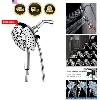 Shower Head with Handheld High Pressure: Hand Held Shower Head & Rain Shower ...
