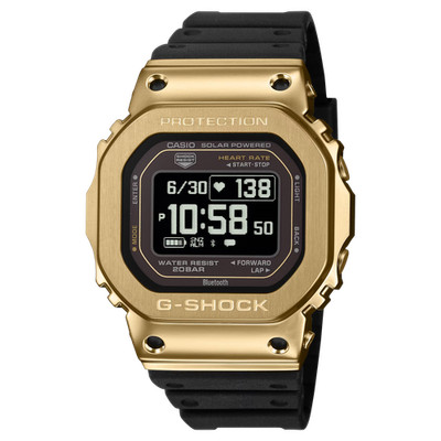 G-Shock GMH5600-9 Move MIP Display Heart Rate Monitor Gold Case Resin Band