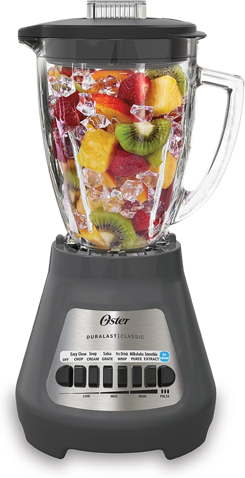 &reg; Classic Series 8-Speed Blender with 6-Cup Glass Jar, Gray
