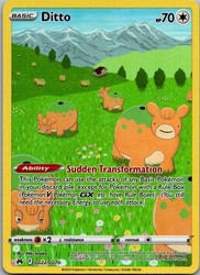 Ditto GG22/GG70 Crown Zenith Galarian Gallery Holo Ultra Rare