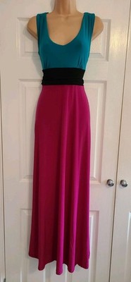 Mehrfarbiges Maxi Sommerkleid Größe 10 von Savoir neu ohne Etikett