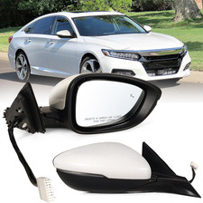 Right Passenger Side Mirror Fits 2018-2022 Honda Accord with Power Glass, Heated