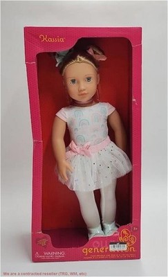 Our Generation Kassia 18'' Ballerina Doll in Rainbow Ballet Dress SEE DETAILS