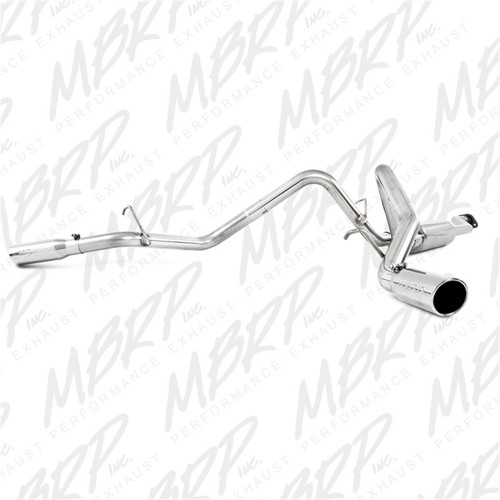 MBRP 2.5in. Dual Split Side Cat-Back Exhaust | Chevrolet/GMC 2500 HD 6.0L CC-SB (03-07) (S5012AL)