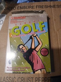 Nintendo Nes Bandai Golf With Box. No Manual Untested