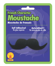 French Character Moustache Self Adhesive Costume Stage Prop
