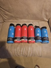 6 Hydro Flasks Receptáculo de Hidratación Boca Ancha Aislado 4 40oz. 2 32oz.