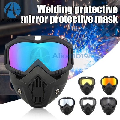 Welding Pretective Mask Helmet Goggles Welder Protector Glasses Detachable #ac