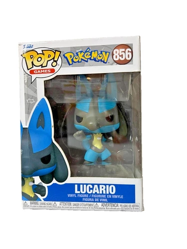 Funko Pop! Pokémon Lucario #856 Vinyl Figure - Authentic - Damaged Box