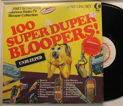V/A 100 Super Duper Bloopers! LP Vinyl 12'' 33 RPM In Folie