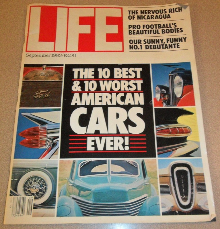 September 1983 LIFE Magazine THE 10 BEST & 10 WORST AMERICAN CARS EVER! Vintage