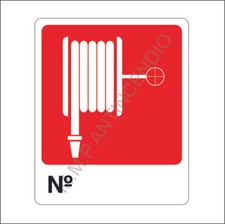 Cartello Segnaletico Lancia antincendio naspo solo n