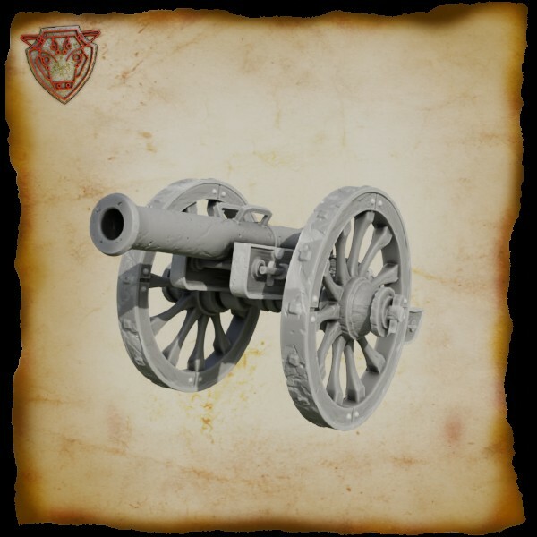 Black Powder Artillery cannons 28mm medieval tudor pirate mortar ...