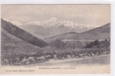 Old postcard postcard 65 - Bagneres-De-Bigorre - Le Col D'Aspin