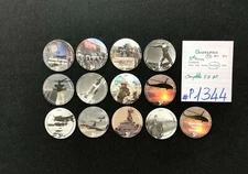 AAFES POGS, 5th Printing,13 POGS, 5c COMPLETE set, #P1344 or...#P1346, EXCELLENT