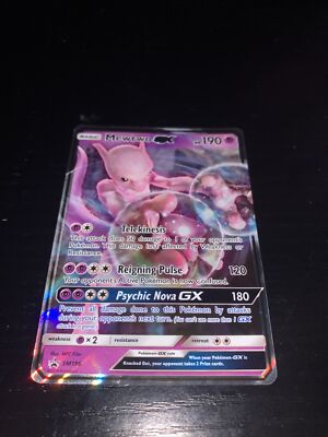 PSA 10 GEM MINT Mewtwo GX SM196 SM Black Star Promo HOLO RARE