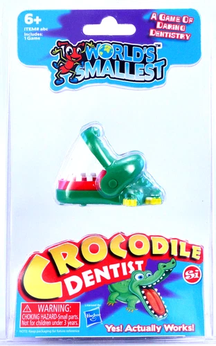 Worlds Smallest CROCODILE DENTIST Board Game