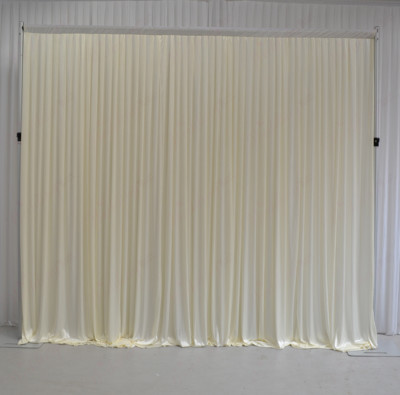 3Mx3M Elfenbein Hochzeit Hintergrund Vorhang zu verkaufen (10ftx10ft)