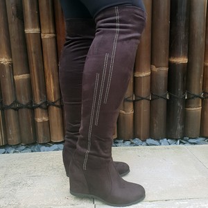 cuissarde femme talon compensé