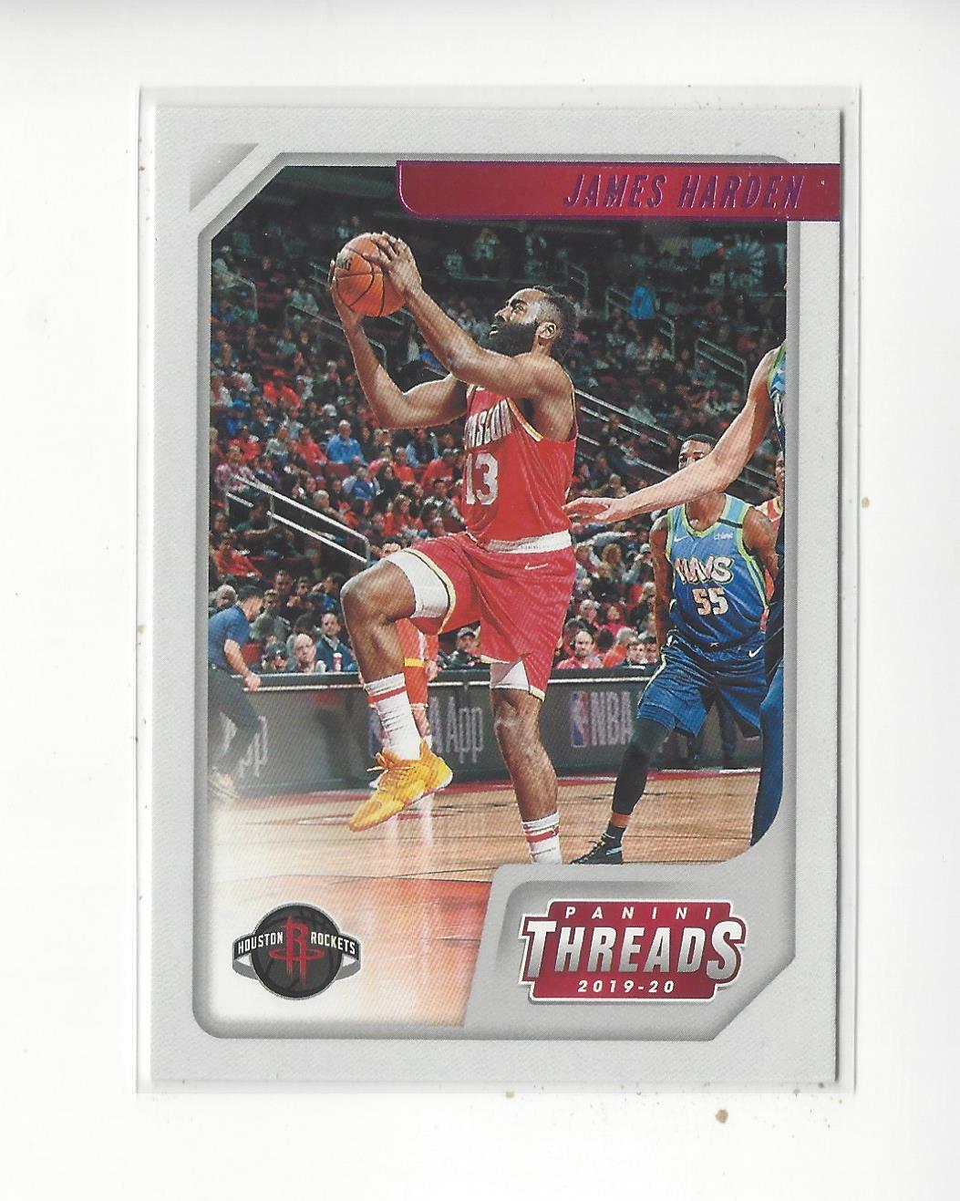 2019-20 Panini Chronicles Pink #83 James Harden (Threads) Rockets