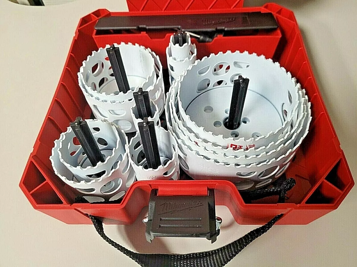49 22 4185 Milwaukee 28 Pc G.P. Hole Saw Kit HOLE DOZER Pro New Case Design