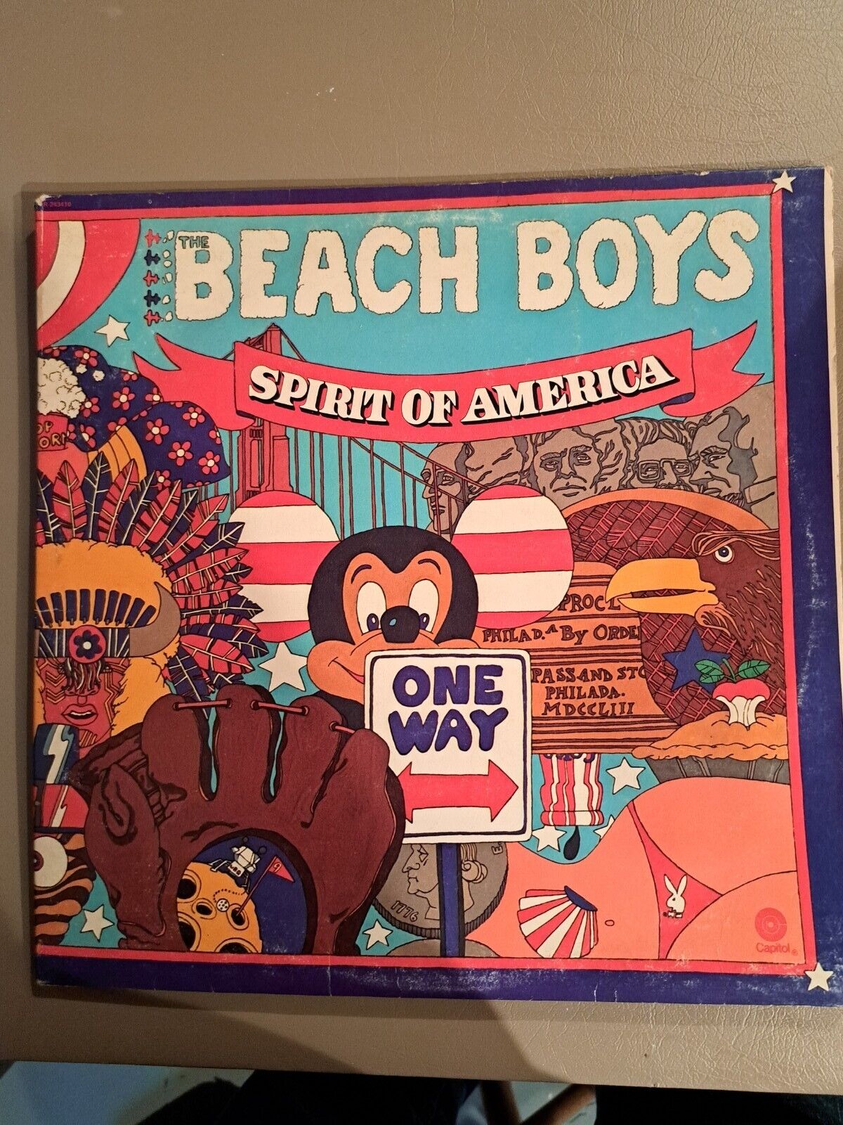 BEACH BOYS SPIRIT OF AMERICA DOUBLE LP/VINYL
