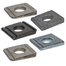 DIN 434 Keilscheibe für U-Träger Stahl verz., feuerverz., Edelstahl 9 - 33mm