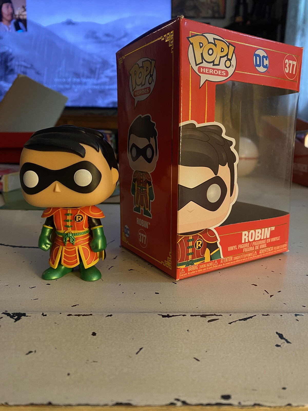 Funko Pop Heroes Dc Imperial Palace Robin Vinyl Figure 377 No Plastic Insert